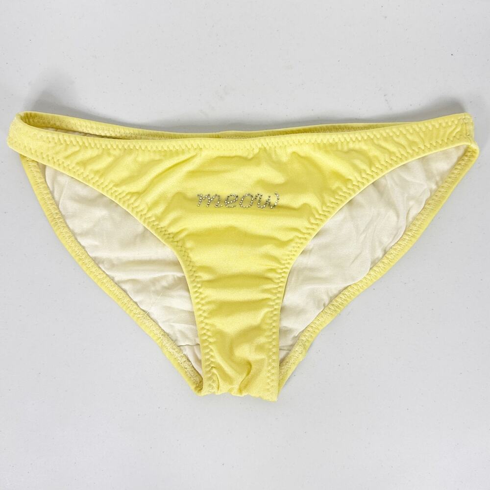 Malia Mills Meow‎ Vintage Bikini Bottom Rhinestone